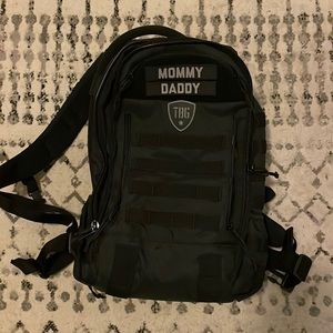 Tactical Baby Gear diaper bag 3.0 with changing mat in black